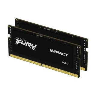 Kingston Fury Impact 32 GB (2x16 GB) DDR5 5600 MT/s CL40 SO-DIMM Siyah RAM