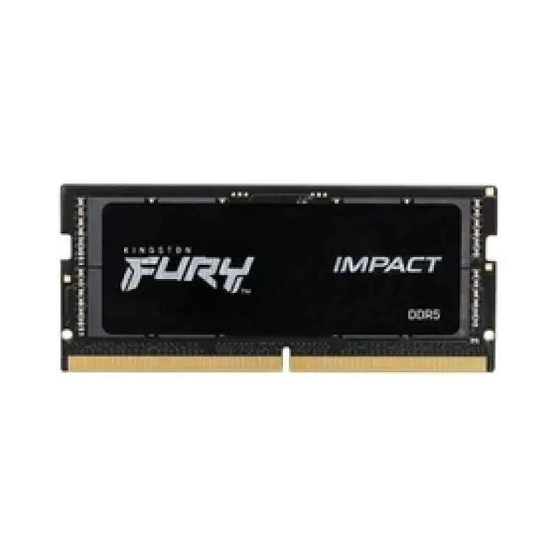 Kingston Fury Impact 16 GB (1x16 GB) DDR5 4800 MT/s CL38 SO-DIMM Siyah RAM