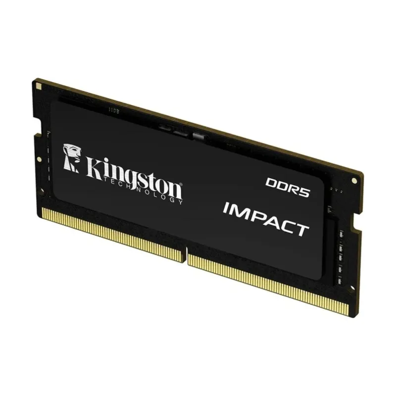 Kingston Impact 16 GB (1x16 GB) DDR5 4800 MT/s CL38 SO-DIMM Siyah RAM