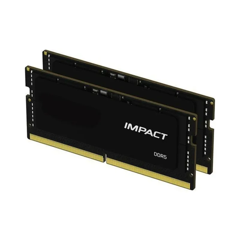 Kingston Impact 64 GB (2x32 GB) DDR5 5600 MT/s CL40 SO-DIMM Siyah RAM