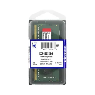 Kingston KCP 8 GB (1x8 GB) DDR4 2666 MT/s CL19 SO-DIMM Yeşil KCP426SS8/8 RAM