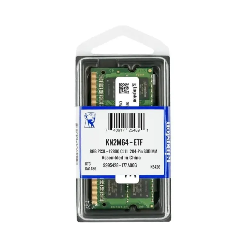 Kingston KN2M64-ETF 8 GB (1x8 GB) DDR3 1600 MT/s CL11 SO-DIMM RAM