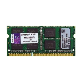 Kingston ValueRAM 8 GB (1x8 GB) DDR3 1600 MT/s CL11 SO-DIMM Yeşil KVR16S11/8 RAM