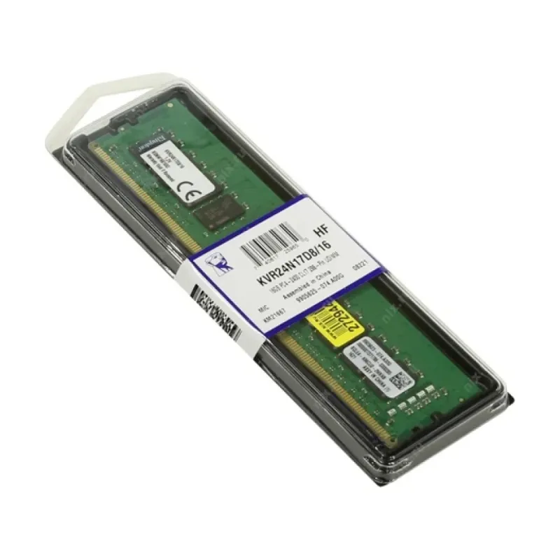 Kingston ValueRAM 16 GB (1x16 GB) DDR4 2400 MT/s CL17 DIMM Yeşil RAM