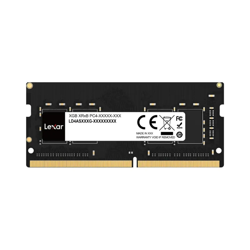 Lexar LD4AS016G-B3200GSST 16 GB (1x16 GB) DDR4 3200 MT/s CL22 SO-DIMM Siyah RAM