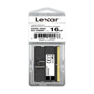 Lexar LD5DS016G-B4800GSST 16 GB (1x16 GB) DDR5 4800 MT/s CL40 SO-DIMM Siyah RAM