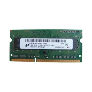 Micron MT8KTF51264HZ-1G6E1 4 GB (1x4 GB) DDR3 1600 MT/s CL11 SO-DIMM Yeşil RAM