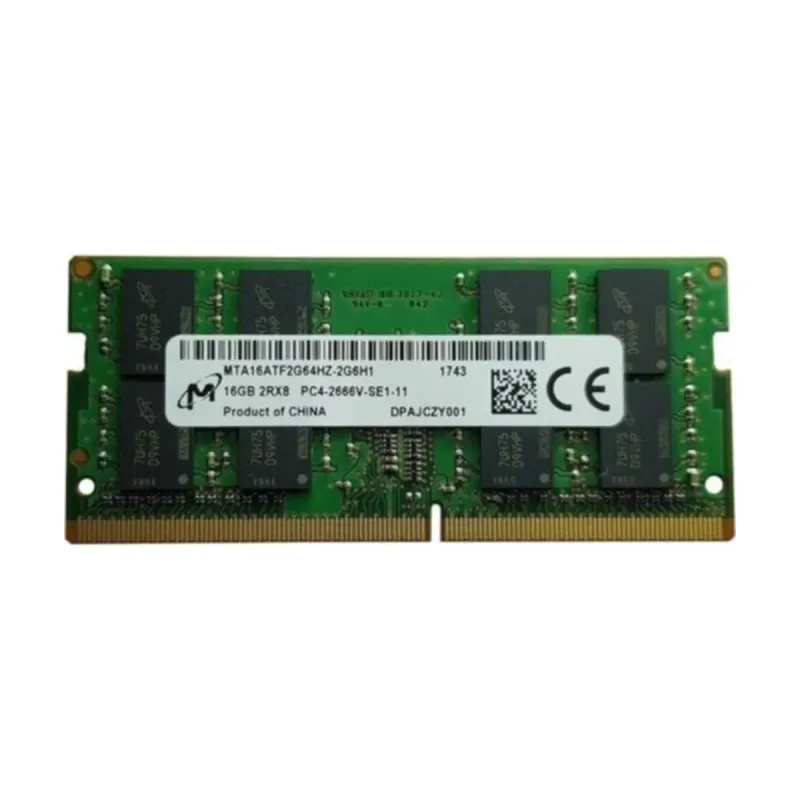Micron MTA16ATF2G64HZ-2G3E1 16 GB (1x16 GB) DDR4 2400 MT/s CL17 SO-DIMM Yeşil RAM