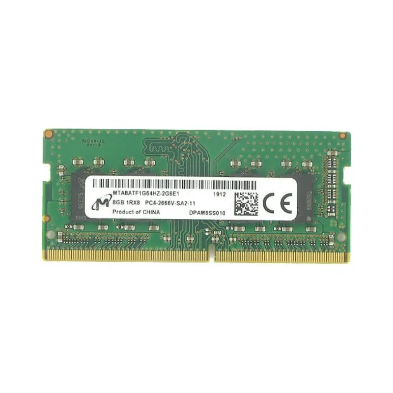 Micron MTA8ATF1G64HZ-2G3E1 8 GB (1x8 GB) DDR4 2400 MT/s CL17 SO-DIMM Yeşil RAM
