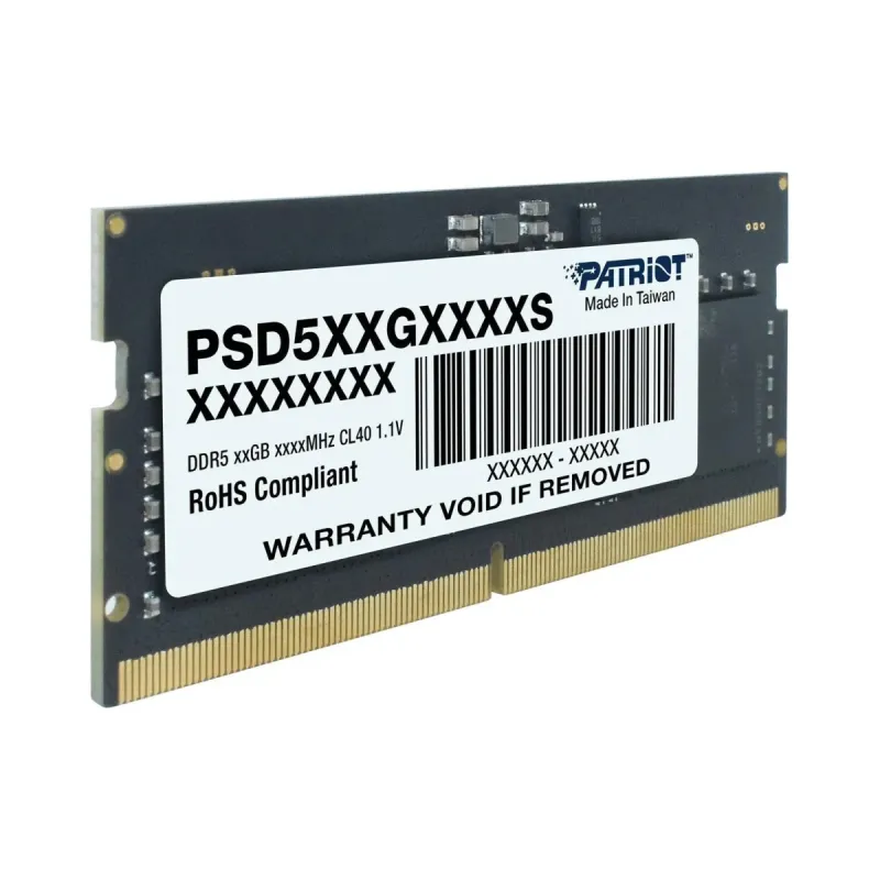Patriot Signature Line 16 GB (1x16 GB) DDR5 5600 MT/s CL46 SO-DIMM Siyah RAM