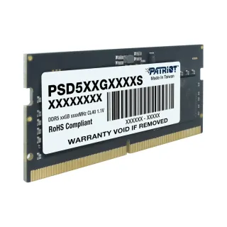 Patriot Signature Line 16 GB (1x16 GB) DDR5 5600 MT/s CL46 SO-DIMM Siyah RAM