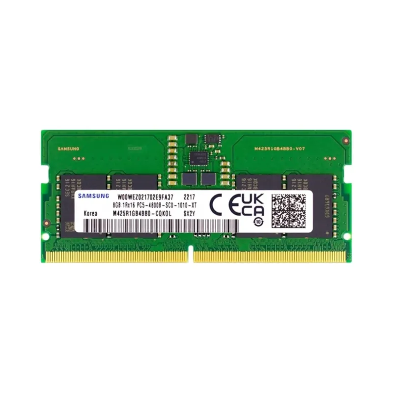 Samsung M425R1GB4BB0-CQK 8 GB (1x8 GB) DDR5 4800 MT/s CL40 SO-DIMM Yeşil RAM