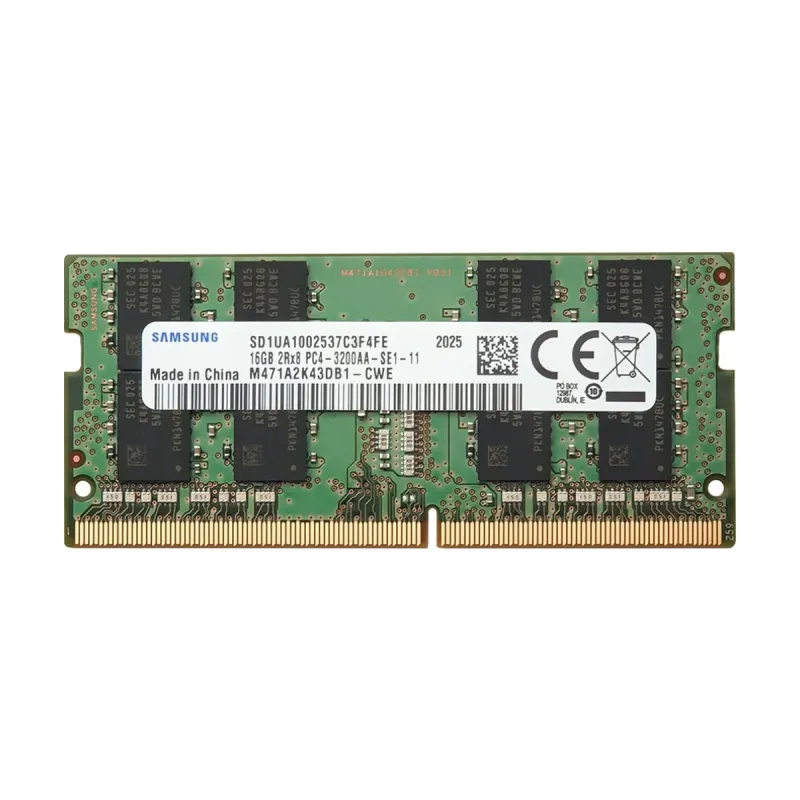 Samsung M471A2K43DB1-CWE 16 GB (1x16 GB) DDR4 3200 MT/s CL22 SO-DIMM Yeşil RAM