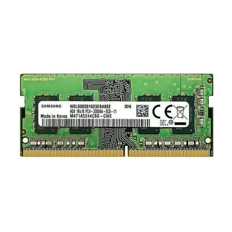 Samsung M471A5244CB0-CWE 4 GB (1x4 GB) DDR4 3200 MT/s CL22 SO-DIMM Yeşil RAM
