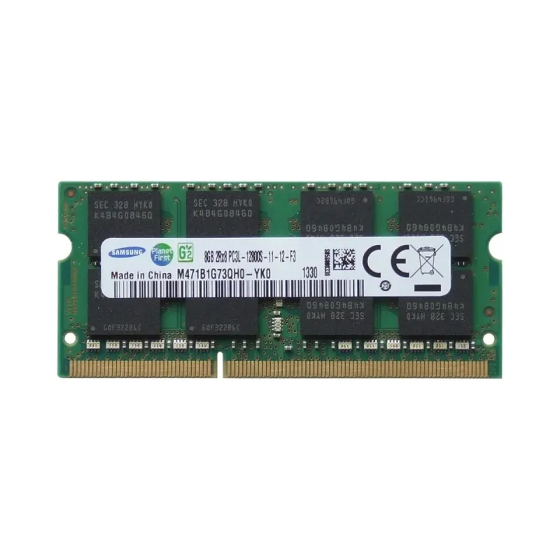 Samsung M471B1G73QH0-YK0 8 GB (1x8 GB) DDR3 1600 MT/s CL11 SO-DIMM Yeşil RAM