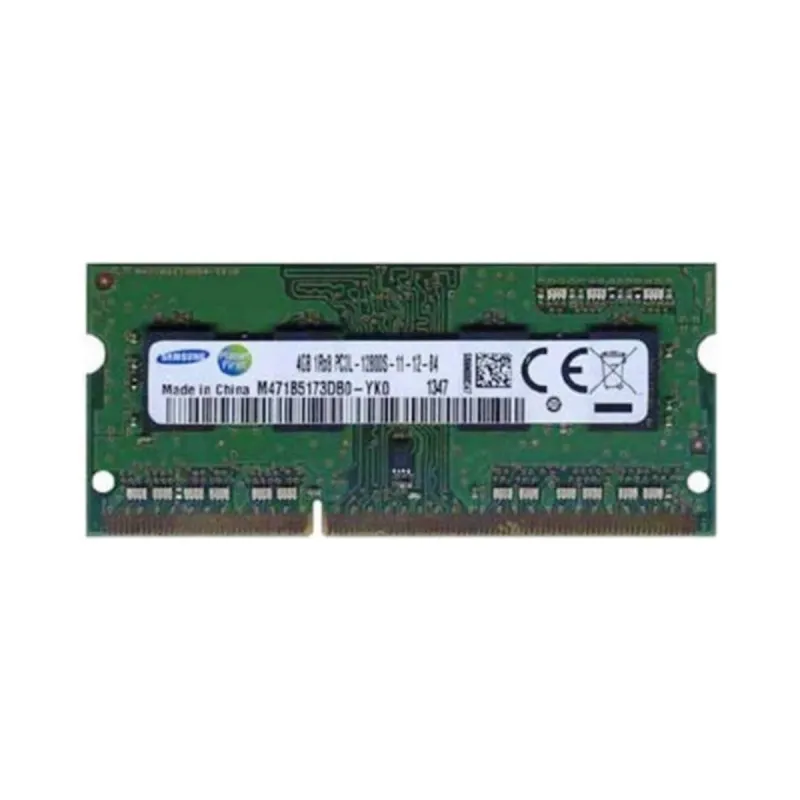 Samsung M471B5173DB0-YK0 4 GB (1x4 GB) DDR3 1600 MT/s CL11 SO-DIMM Yeşil RAM