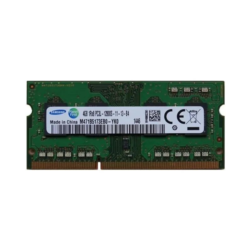 Samsung M471B5173EB0-YK0 4 GB (1x4 GB) DDR3 1600 MT/s CL11 SO-DIMM Yeşil RAM