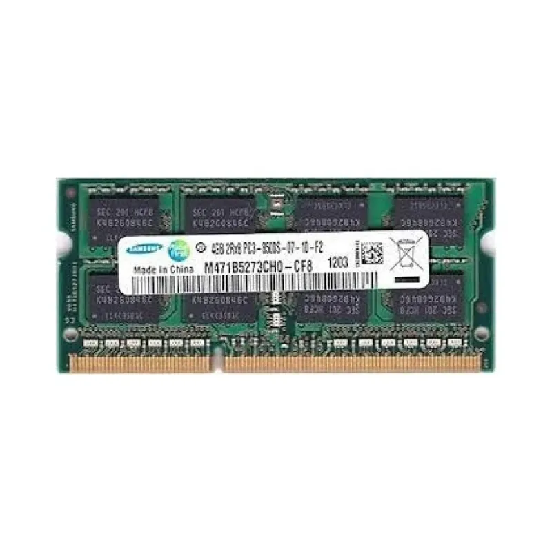 Samsung M471B5273CH0-CF8 4 GB (1x4 GB) DDR3 1066 MT/s CL7 SO-DIMM Yeşil RAM