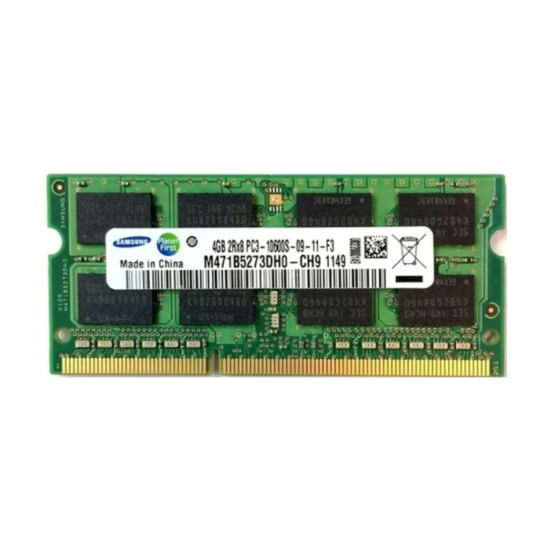Samsung M471B5273DH0-CH9 4 GB (1x4 GB) DDR3 1333 MT/s CL9 SO-DIMM Yeşil RAM