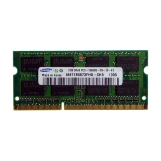 Samsung M471B5673FH0-CH9 2 GB (1x2 GB) DDR3 1333 MT/s CL9 SO-DIMM Yeşil RAM