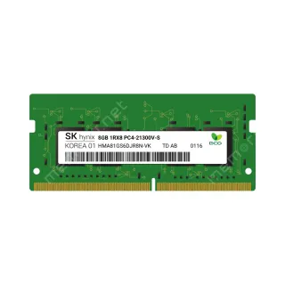 SK Hynix HMA81GS6DJR8N-VK 8 GB (1x8 GB) DDR4 2666 MT/s CL19 SO-DIMM Yeşil RAM