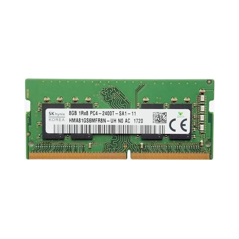 SK Hynix HMA81GS6MFR8N-UH 8 GB (1x8 GB) DDR4 2400 MT/s CL17 SO-DIMM Yeşil RAM