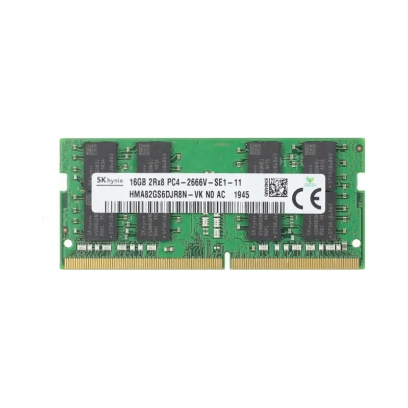 SK Hynix HMA82GS6DJR8N-VK 16 GB (1x16 GB) DDR4 2666 MT/s CL19 SO-DIMM Yeşil RAM