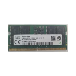 SK Hynix HMCG78AGBSA095N 16 GB (1x16 GB) DDR5 5600 MT/s CL46 SO-DIMM Yeşil RAM