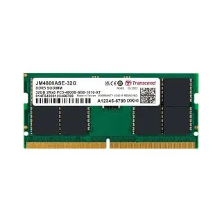 Transcend JetRam 32 GB (1x32 GB) DDR5 4800 MT/s CL40 SO-DIMM Yeşil RAM