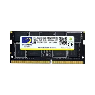 TwinMOS MDD416GB3200N 16 GB (1x16 GB) DDR4 3200 MT/s CL19 SO-DIMM Siyah RAM