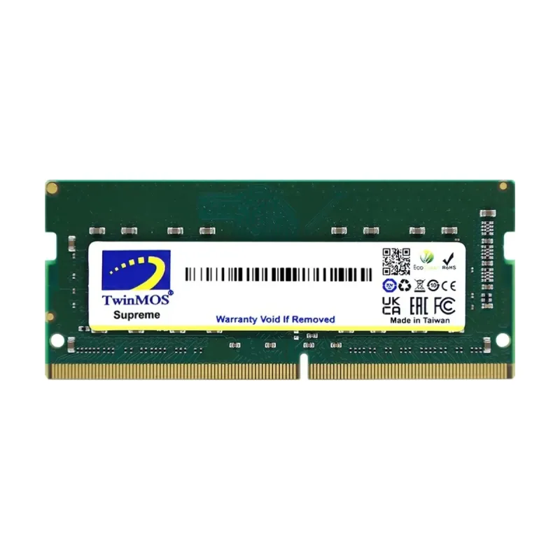 TwinMOS MDD432GB3200DWO 32 GB (1x32 GB) DDR4 3200 MT/s CL22 SO-DIMM Yeşil RAM