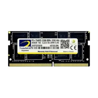 TwinMOS MDD432GB3200N 32 GB (1x32 GB) DDR4 3200 MT/s CL22 SO-DIMM Siyah RAM