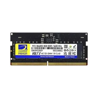 TwinMOS VoltX 8 GB (1x8 GB) DDR5 5600 MT/s CL46 SO-DIMM Siyah RAM