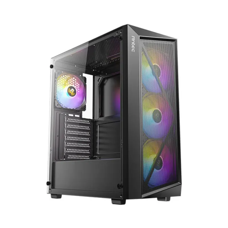 Antec AX67 ARGB ATX Siyah Temperli Cam 4 ARGB Fanlı Bilgisayar Kasası