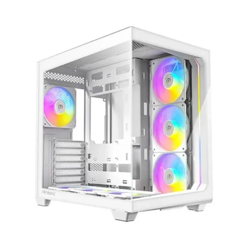 Antec C5 ARGB ATX Beyaz Temperli Cam 7 ARGB Fanlı Bilgisayar Kasası