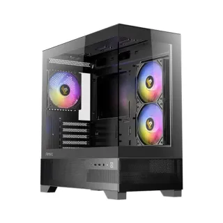 Antec CX500M ARGB Micro ATX Siyah Temperli Cam 3 ARGB Fanlı Bilgisayar Kasası