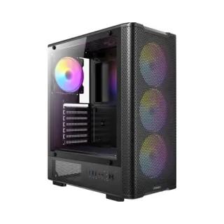 Antec VX310 ARGB ATX Siyah Temperli Cam 4 ARGB Fanlı 750W PSU Bilgisayar Kasası