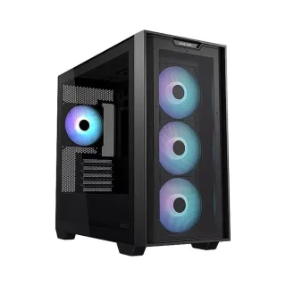 Asus A21 Plus Micro ATX Siyah Temperli Cam 4 ARGB Fanlı Bilgisayar Kasası
