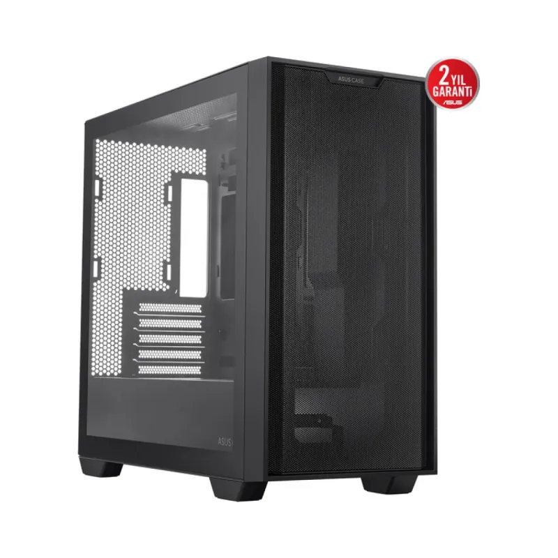 Asus A21 Micro ATX Siyah Temperli Cam Fansız Bilgisayar Kasası