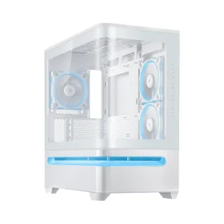 Asus Prime AP202 ARGB Micro ATX Beyaz Temperli Cam 3 ARGB Fanlı Bilgisayar Kasası