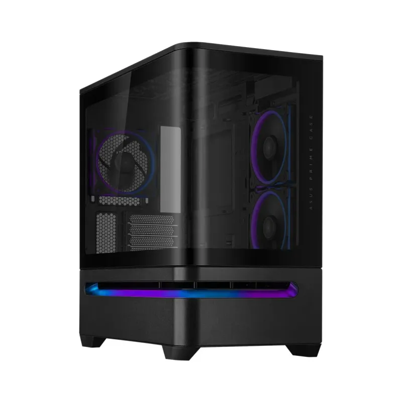 Asus Prime AP202 ARGB Micro ATX Siyah Temperli Cam 3 ARGB Fanlı Bilgisayar Kasası