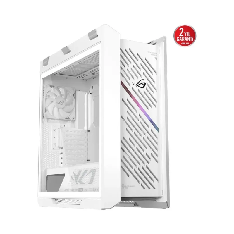 Asus ROG Strix Helios II E-ATX Beyaz Temperli Cam 4 Fanlı Bilgisayar Kasası