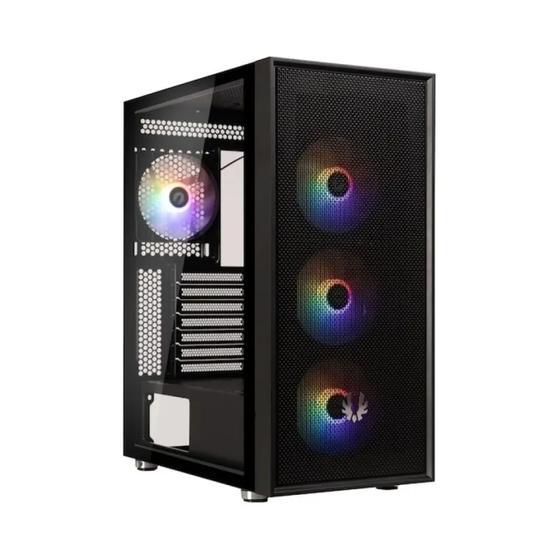 BitFenix Ares ATX Siyah Temperli Cam 4 FRGB Fanlı 600W PSU Bilgisayar Kasası