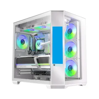 BitFenix Digital T10 EF ATX Beyaz Temperli Cam 4 ARGB Fanlı 850W PSU Bilgisayar Kasası