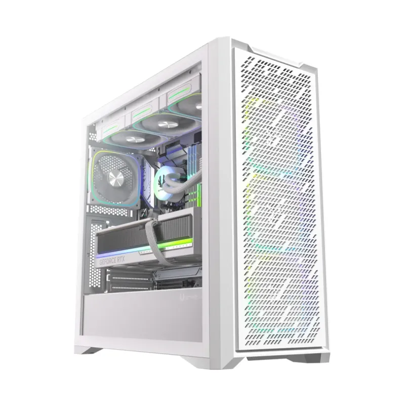 BitFenix Sep II ATX Beyaz Temperli Cam 4 FRGB Fanlı 750W PSU Bilgisayar Kasası