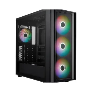 Cooler Master MasterBox 600 E-ATX Siyah Temperli Cam 4 ARGB Fanlı Bilgisayar Kasası