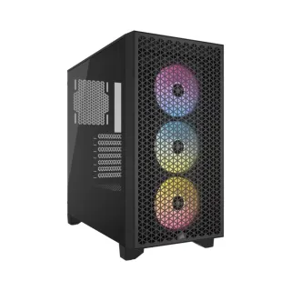 Corsair 3000D RGB Airflow E-ATX Siyah Temperli Cam 3 ARGB Fanlı 750W PSU Bilgisayar Kasası