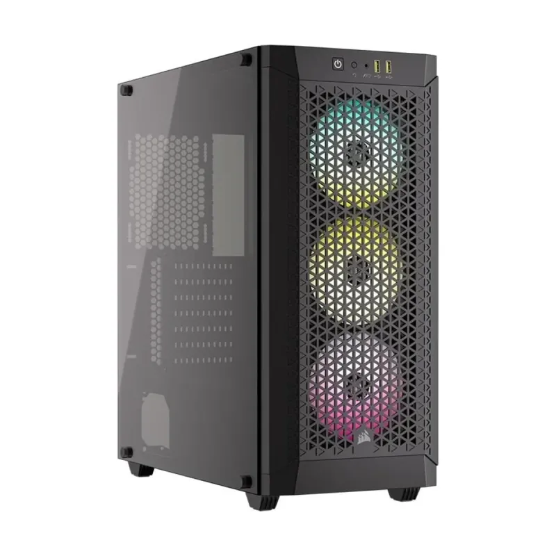 Corsair 480T RGB E-ATX Siyah Temperli Cam 3 Fanlı 750W PSU Bilgisayar Kasası