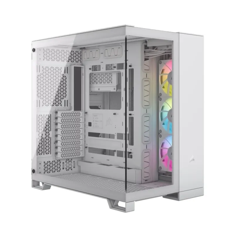Corsair 6500X E-ATX Beyaz Temperli Cam Fansız Bilgisayar Kasası
