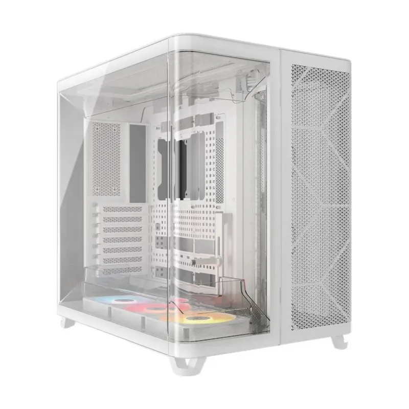 Corsair Air 5400 RS-R ARGB E-ATX Beyaz Temperli Cam 3 ARGB Fanlı Bilgisayar Kasası